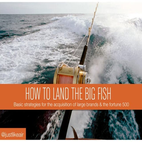 Landing a Big Fish: Key Strategies for the Acquisition of Large Brands and Fo...