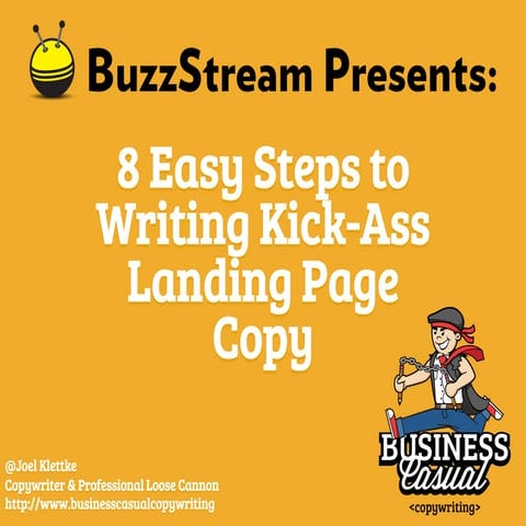 8 Easy Steps to Writing Killer Landing Page Copy
