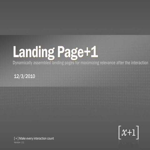 Landing Page+1 | PPT