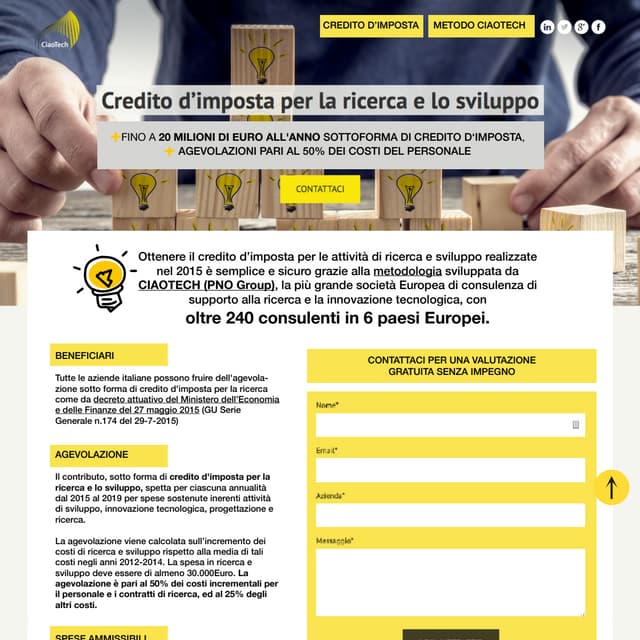 Landing page case study