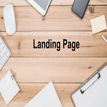 Landing Page Design