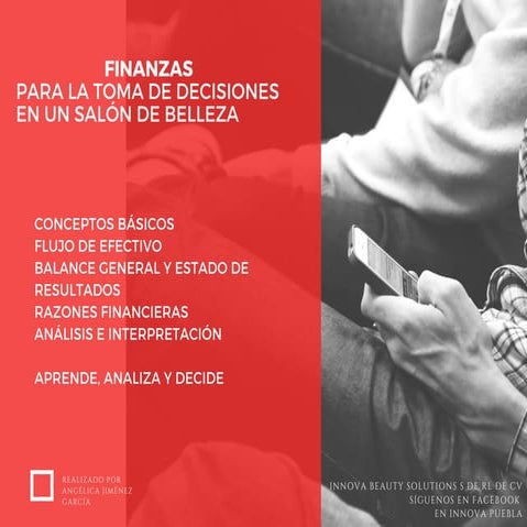Landing page en canvas finanzas para la toma de decisiones