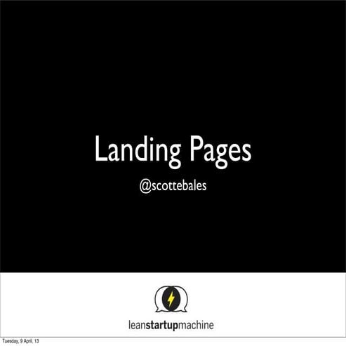 Building Powerful Landing Pages