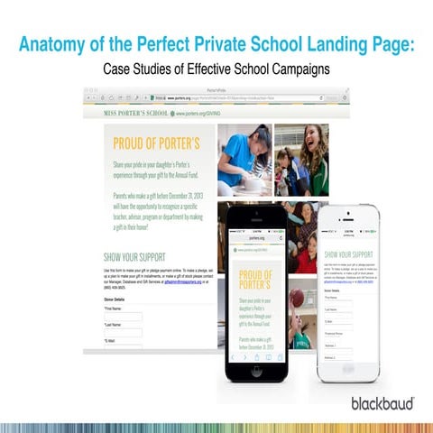 Anatomy of the Perfect Private School Landing Page