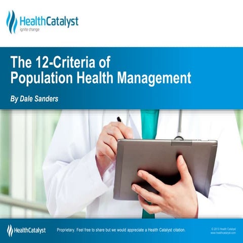 Landmark Review of Population Health Management