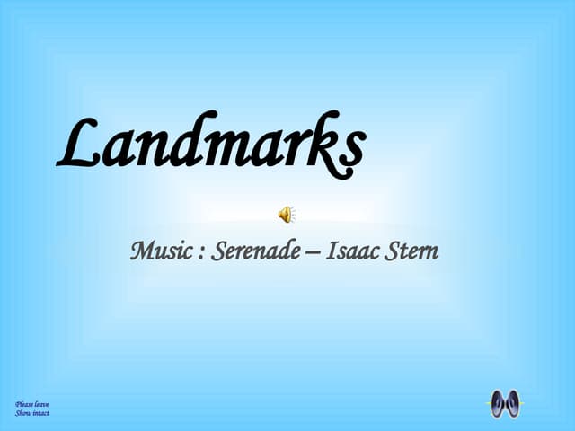 Landmarks  Musica Schubert