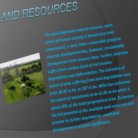 Land resources
