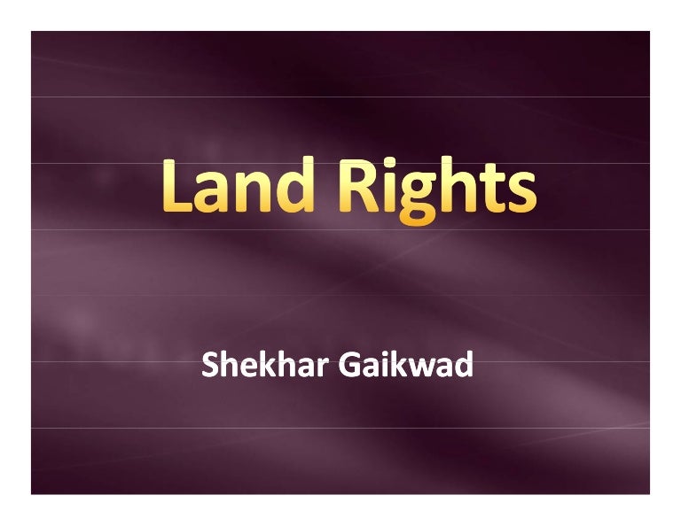Land Rights