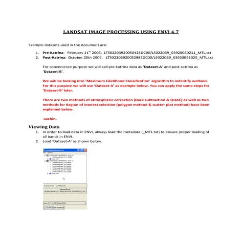 Landsat  max-likelihood