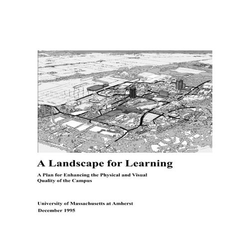 Landscape and design elements in an institutional campus. | PPT