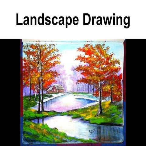 Landscape drawing