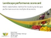 Landscape Performance Scorecard