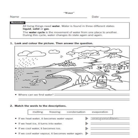 Landscapes worksheet 6.6
