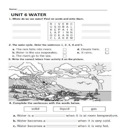 Landscapes worksheet 6.5
