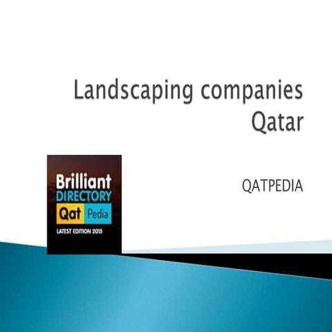 Landscaping companies qatar