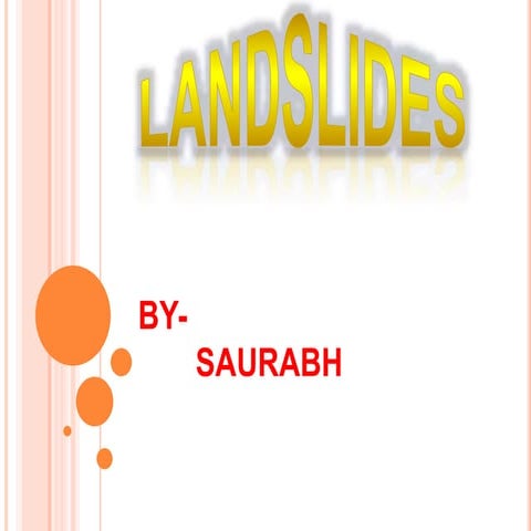 Landslides 