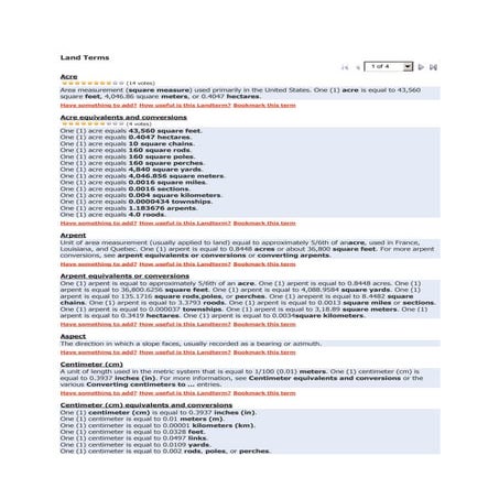 Land terms | DOCX