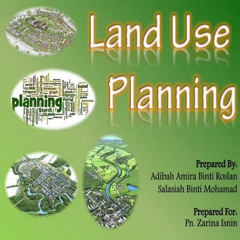 Land Use Planning in Malaysia