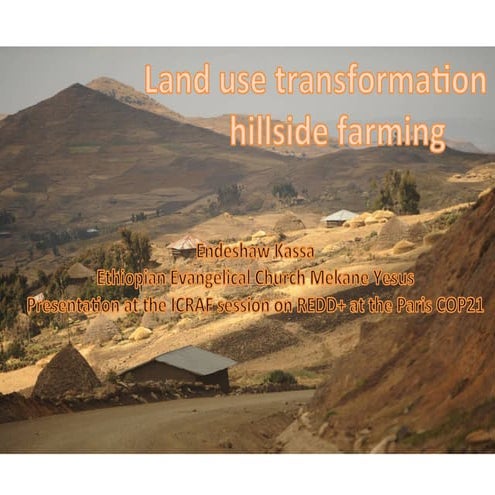 Land use transformation on hillside farming