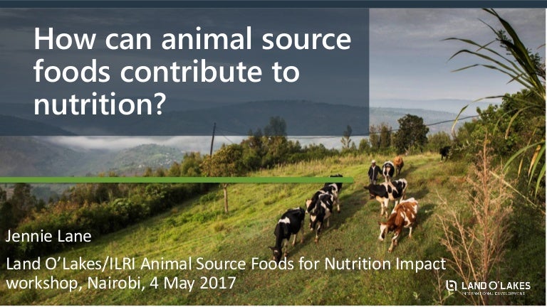 How can animal source foods contribute to nutrition?