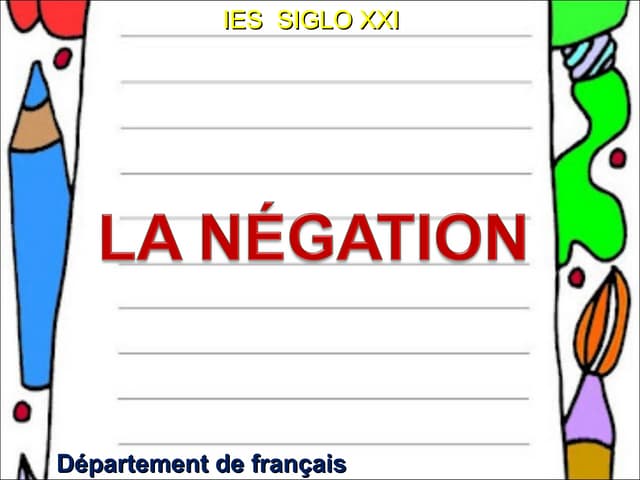 La negation