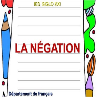 La negation