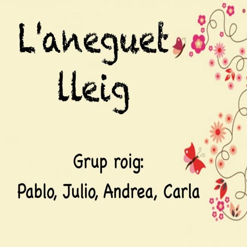 L'aneguet lleig