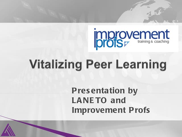 Improvement Profs e-Learning Presentation