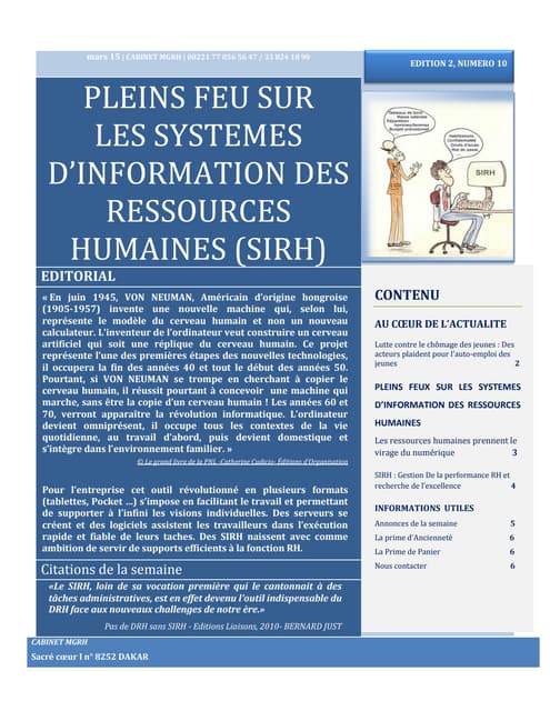 La newsletter de mgrh 10