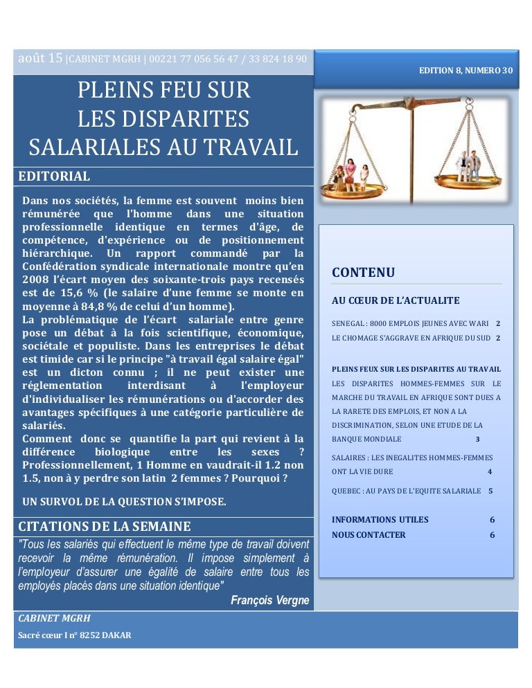 La Newsletter De Mgrh 30 1