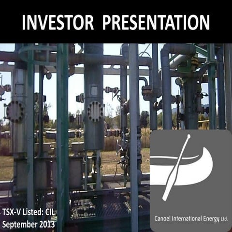 Canoel International Energy - October 2013
