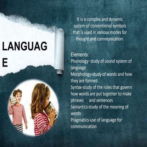 Understanding language | PPTX