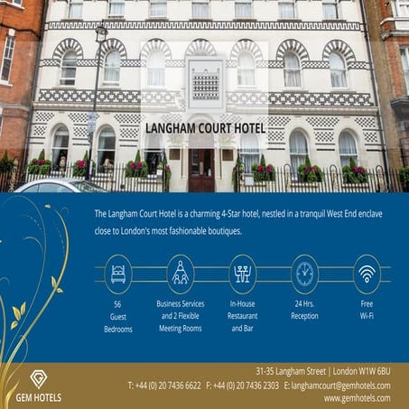 Langham Court Theatre Room Booking Calendar