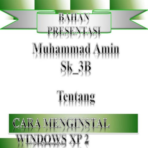 Langkah-langkah menginstal XP2