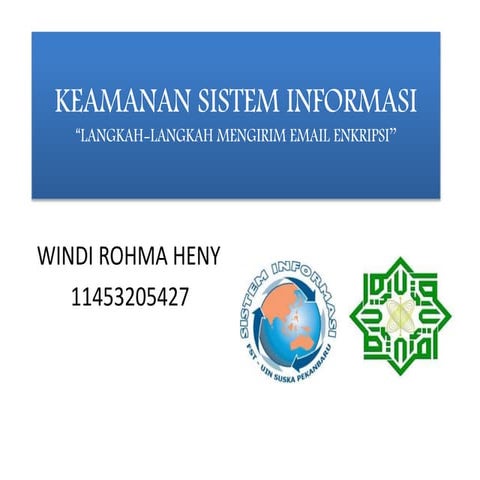 Langkah mengirim email enkripsi(thunderbird)