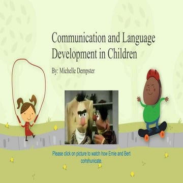 Communication and Language Development in Children | PPTX | Parenting ...