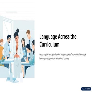 Language-Across-the-Curriculum. for college