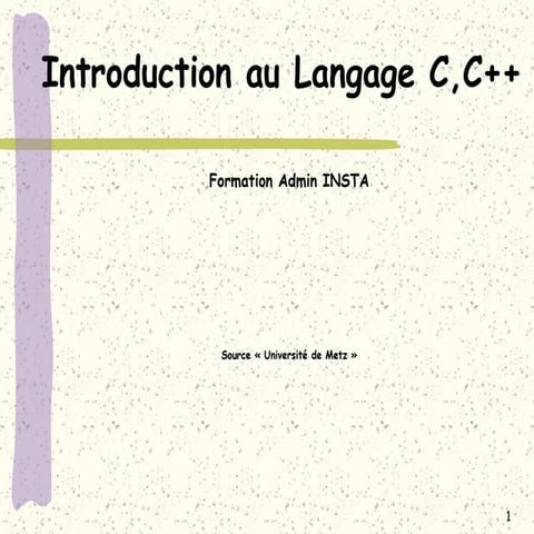 Intro C++ | PPT