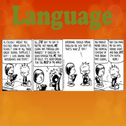 APHG Unit 3: Language