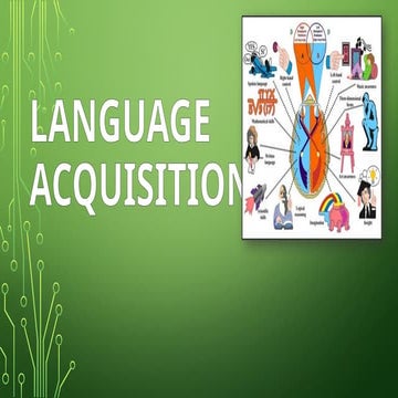Stages of Second Language Acquisition | PPTX