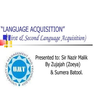 Language acquisition2