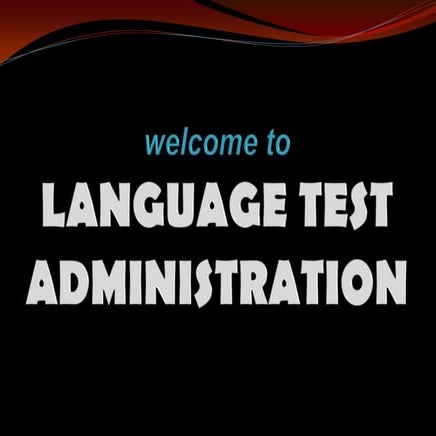 Language  admin