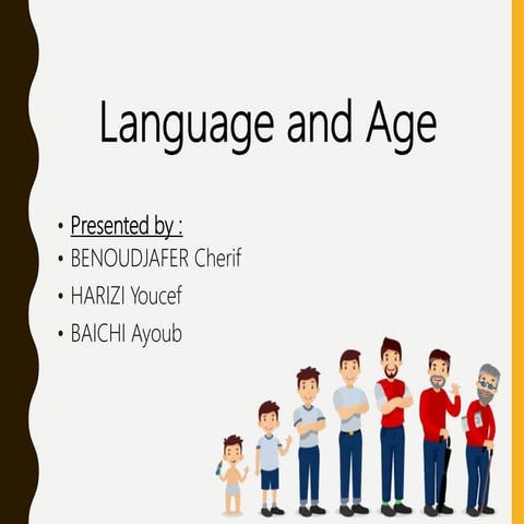 Language and age in linguistics by Youcef Harizi 