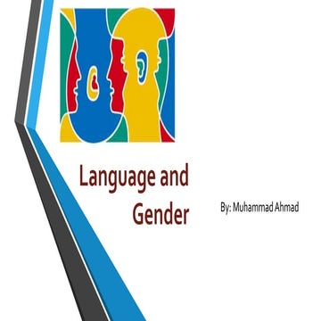 Language and Gender by Muhammad Ahmad