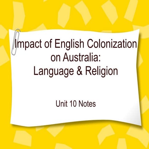 Language And Religion Of Australia 08 09