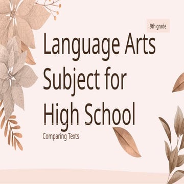 Language Arts Subject for High School.pptx