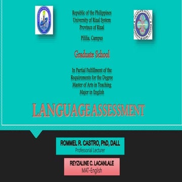 Language assessment