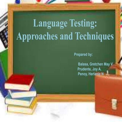 Language assessment