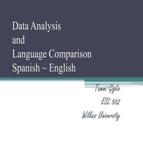 Language comaprision poster