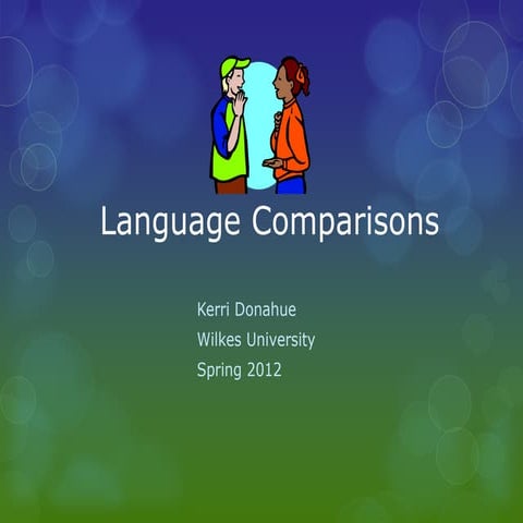 Language comparision